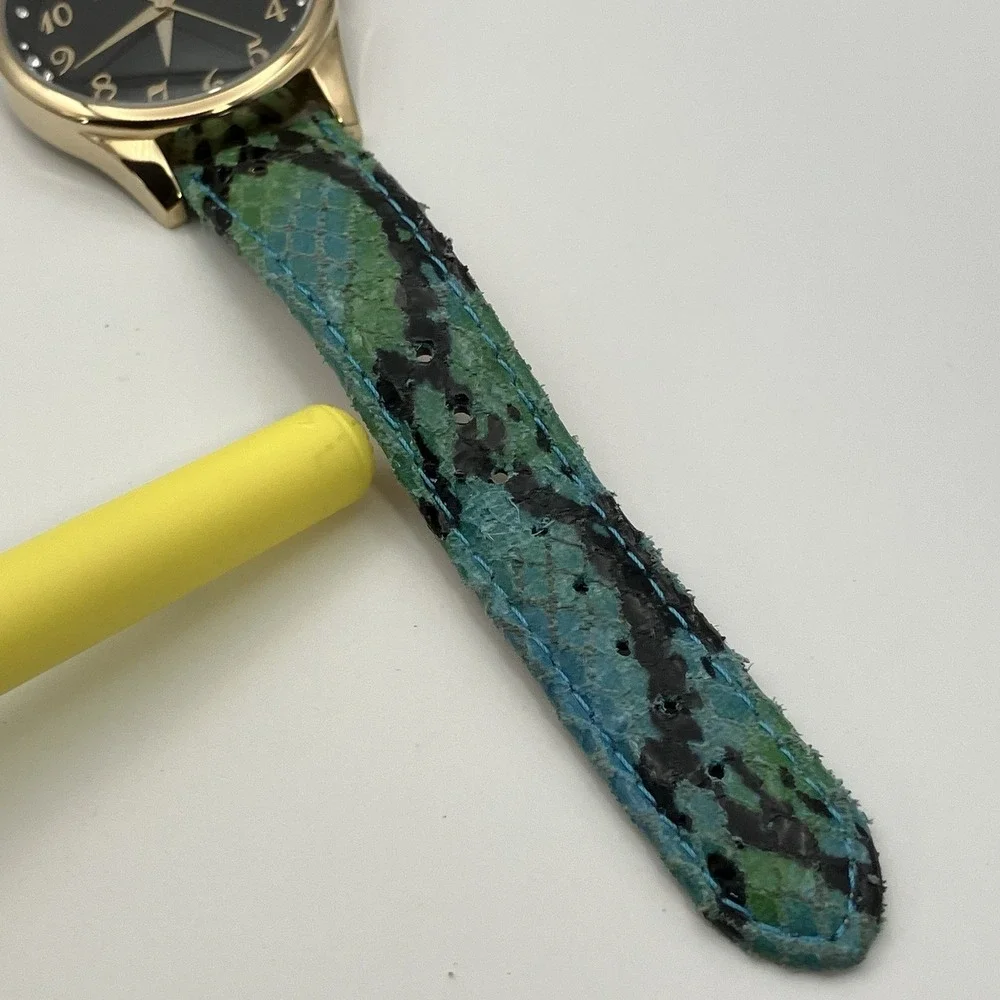 1 - Anne‎ Klein Watch / Leather Band / Women's / New Battery / No. 3 / Flaws